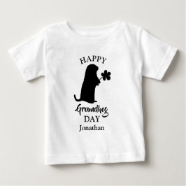 Camiseta De Bebé 2 de febrero | Nombre personalizado del Feliz Día