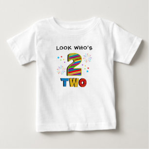 Camiseta De Bebé 2 Dos Segundos Grandes Fuegos Artificiales Estrell