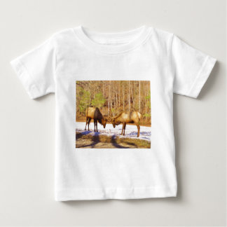 Camiseta De Bebé 2~ dos toros en la nieve