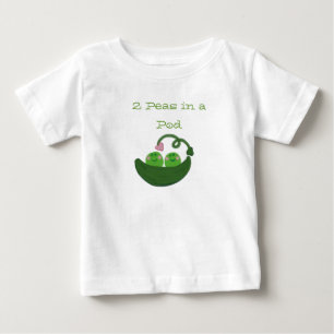 Camiseta De Bebé 2 guisantes en una vaina