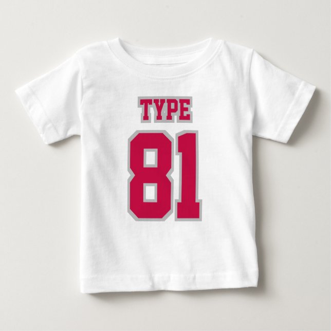 CAMISETA DE BEBÉ 2 LÍNEAS BLANCAS CRIMSON SILVER (Anverso)