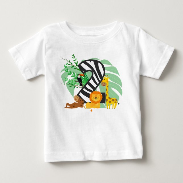 Camiseta De Bebé 2 years old! Happy Birthday baby! (Anverso)