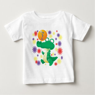 Camiseta De Bebé 2do Cocodrilo del cumpleaños