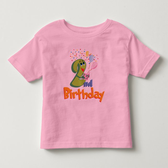 Camiseta De Bebé 2do Cumpleaños (Anverso)