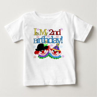 Camiseta De Bebé 2do cumpleaños de los payasos