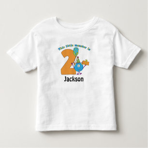 Camiseta De Bebé 2do cumpleaños de los pequeños niños del monstruo