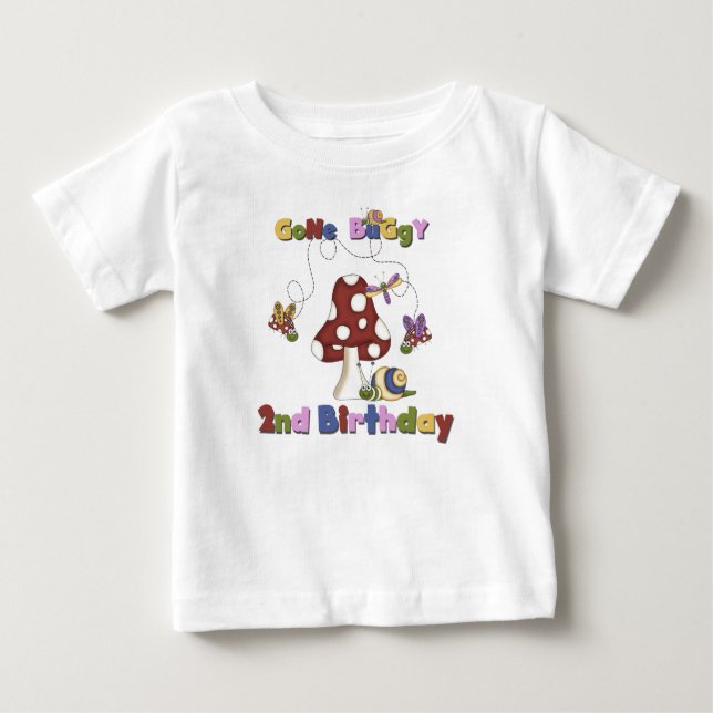 Camiseta De Bebé 2do Cumpleaños del insecto (Anverso)
