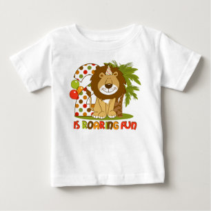 Camiseta De Bebé 2do cumpleaños del león lindo