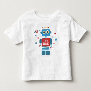Camiseta De Bebé 2do cumpleaños del robot
