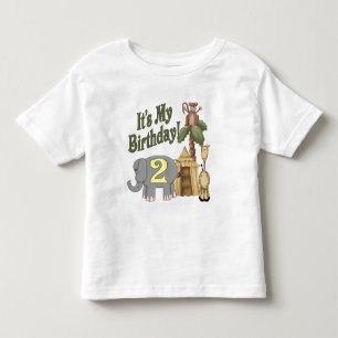 Camiseta De Bebé 2do Safari del cumpleaños
