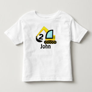 Camiseta De Bebé 2do tractor personalizado del camión de la