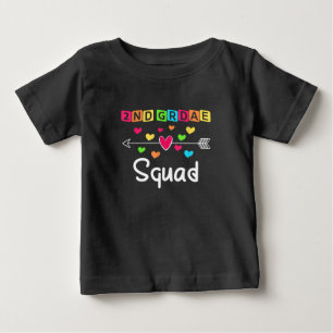 Camiseta De Bebé 2nd grade Teacher Shirts School Team Second Grade