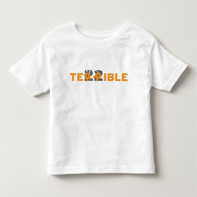 Camiseta De Bebé 2s TERRIBLE (Anverso)