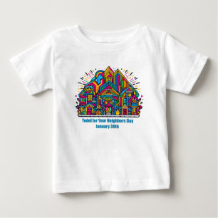 Camiseta De Bebé 30 ene. - Yodel para tu Día del Vecino