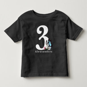 Camiseta De Bebé 3 años de edad, 3 años de edad, lechón de mariposa