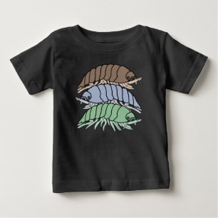 Camiseta de bebé - 3 cochinillas de la humedad (ví