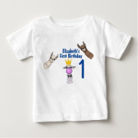 3 Cute Llama se enfrenta al Ilustracion 1er cumple