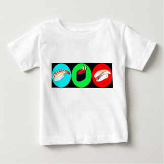 Camiseta De Bebé 3 poco Sushies