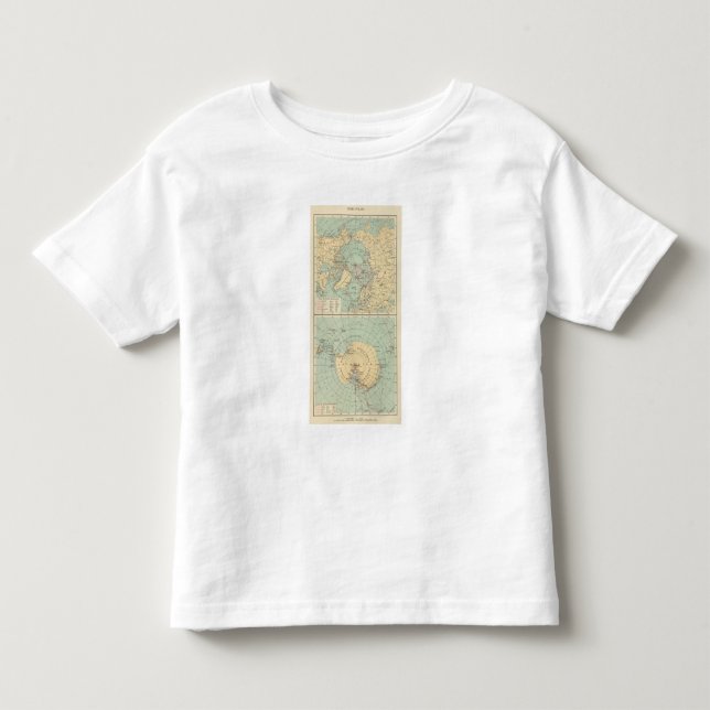 Camiseta De Bebé 3 tierras polares (Anverso)