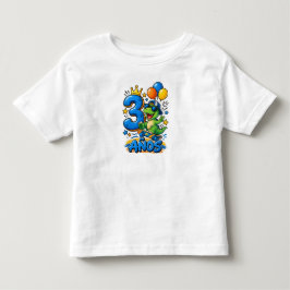 Camiseta De Bebé 3rd Birthday Dinosaur Party — Kids T-Shirt"