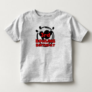 Camiseta De Bebé 3ro Cumpleaños de los bolos