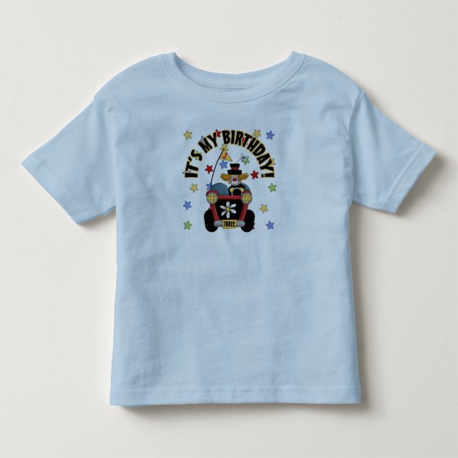 Camiseta De Bebé 3ro Payaso del cumpleaños (Anverso)