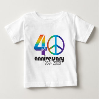 Camiseta De Bebé 40th Anniversary 1969-2009