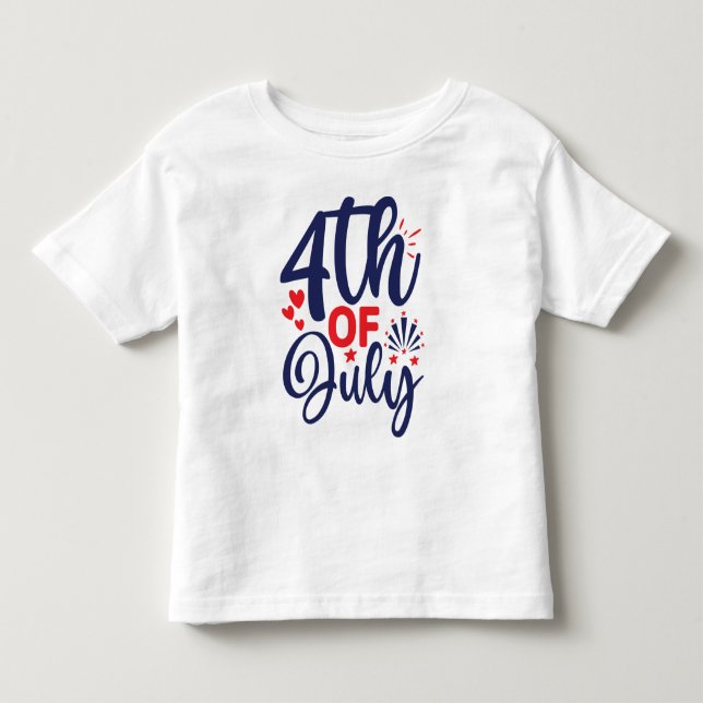 Camiseta De Bebé 4 de julio-68826 (Anverso)
