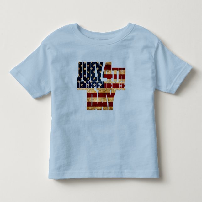 Camiseta De Bebé 4 de julio Día de la Independencia 2002 (Anverso)