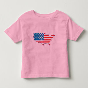 Camiseta De Bebé 4 de julio - Día de la Independencia - continente