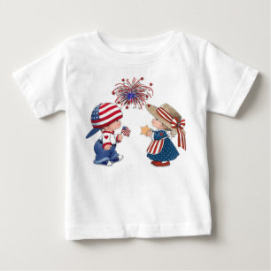 Camiseta De Bebé 4 de julio Infanr