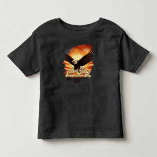 Camiseta De Bebé 4 de julio - Majestic Eagle and Fireworks Tribute 