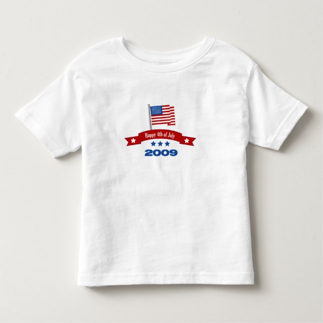 Camiseta De Bebé 4 de julio Toddler T-Shirt (Anverso)