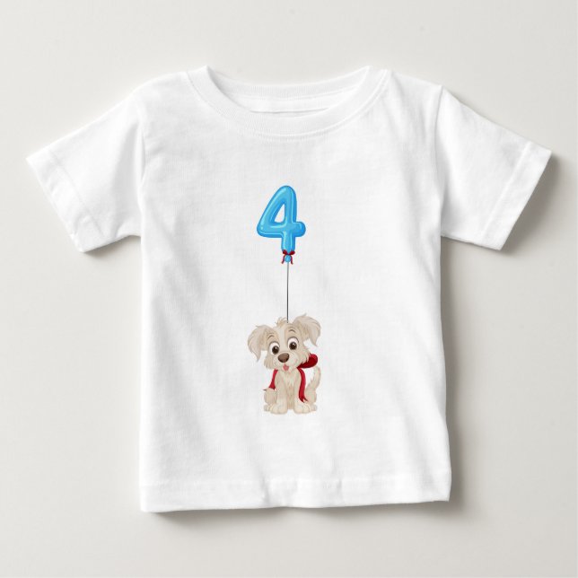 Camiseta De Bebé 4 year (Anverso)