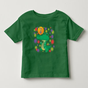 Camiseta De Bebé 4to Cocodrilo del cumpleaños