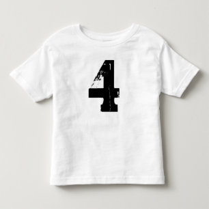 Camiseta De Bebé 4to cumpleaños feliz