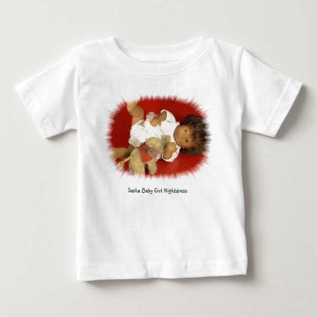 Camiseta De Bebé 501_4 Sasha Baby Girl Nightdress T-Shirt (Anverso)