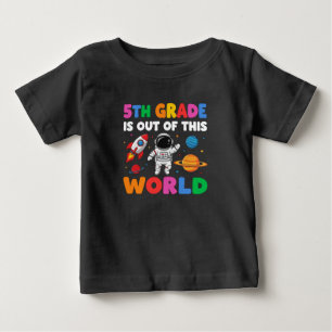 Camiseta De Bebé 5.º astronauta escolar