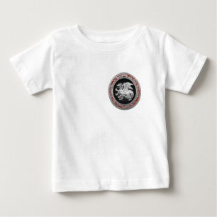Camiseta De Bebé [600] Dragón islandés, Landvttir [Silver]