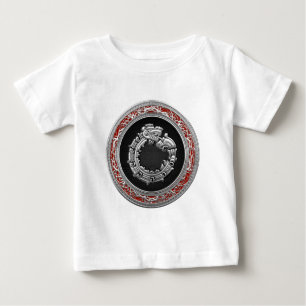 Camiseta De Bebé [600] Serpent God Quetzalcoatl [Plata]