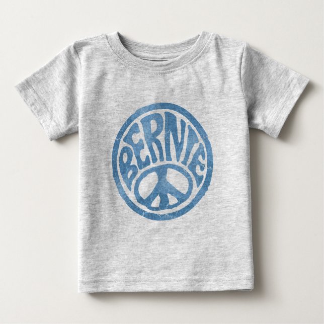 Camiseta De Bebé 60s paz Bernie (Anverso)