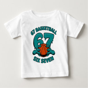 Camiseta De Bebé 67 Baloncesto Seis Siete Deportes Meme