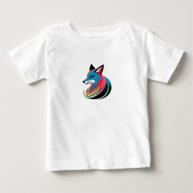 Camiseta De Bebé 6.ª zorra (Anverso)