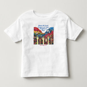 Camiseta De Bebé 7 feb. - Olear todos sus dedos/vecino