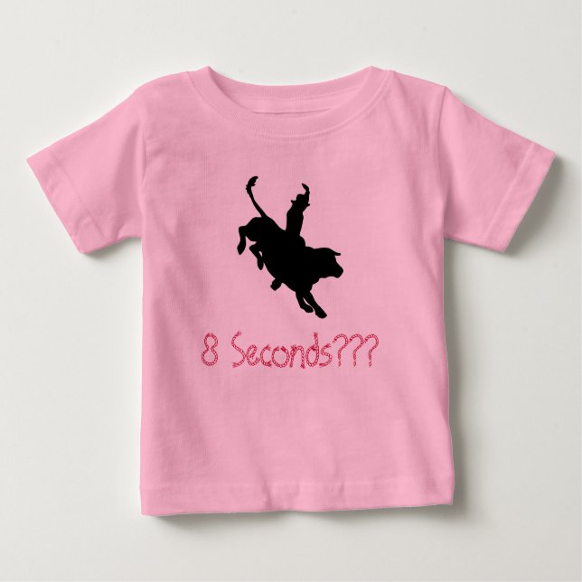 Camiseta De Bebé ¿8 segundos? (Anverso)