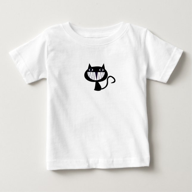 Camiseta De Bebé 9.º gata (Anverso)