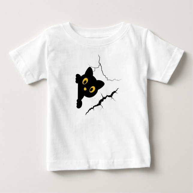 Camiseta De Bebé a cat (Anverso)
