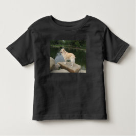 Camiseta De Bebé A Dog At A Pond