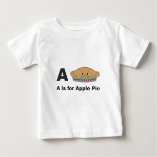 Camiseta De Bebé A es para Apple Pie