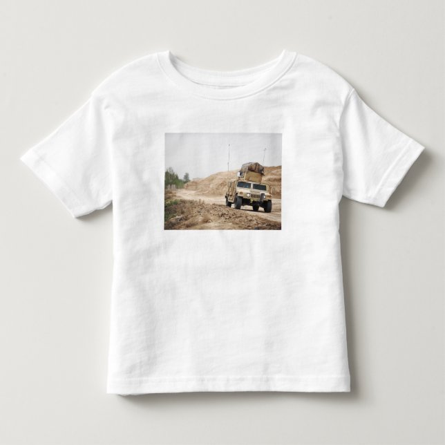Camiseta De Bebé A Humvee conduce la seguridad (Anverso)